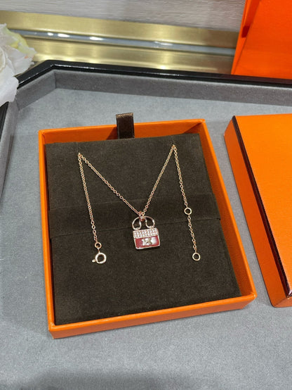[Vellora Opalyn]H CIRCE MOISSANITE PENDANT NECKLACE GOLD