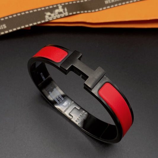 [Vellora Opalyn]CLIC HM SO BLACK RED BRACELET