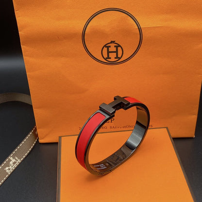 [Vellora Opalyn]CLIC HM SO BLACK RED BRACELET