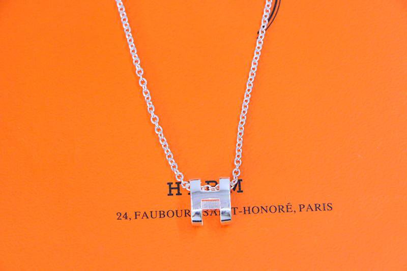 [Vellora Opalyn]HM NECKLACE H LETTER OVAL SERIES