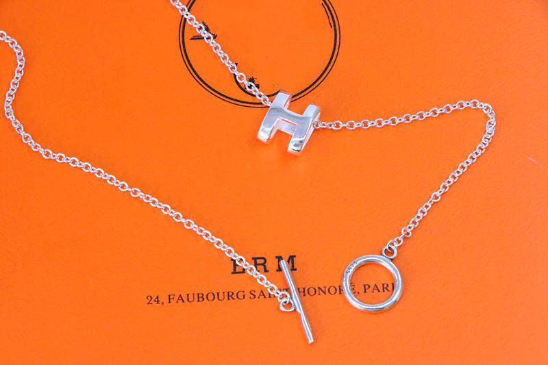 [Vellora Opalyn]HM NECKLACE H LETTER OVAL SERIES