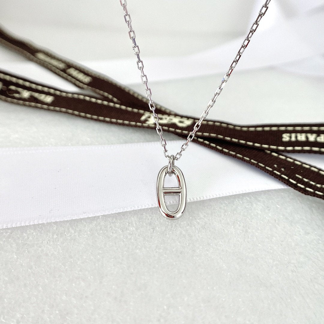 [Vellora Opalyn]HM PIG NOSE NECKLACE