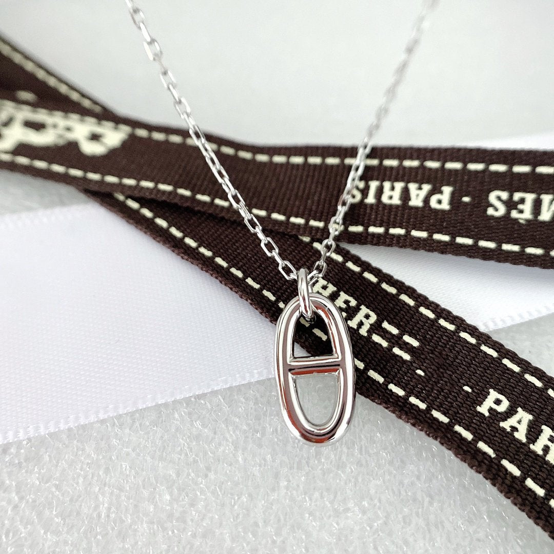 [Vellora Opalyn]HM PIG NOSE NECKLACE