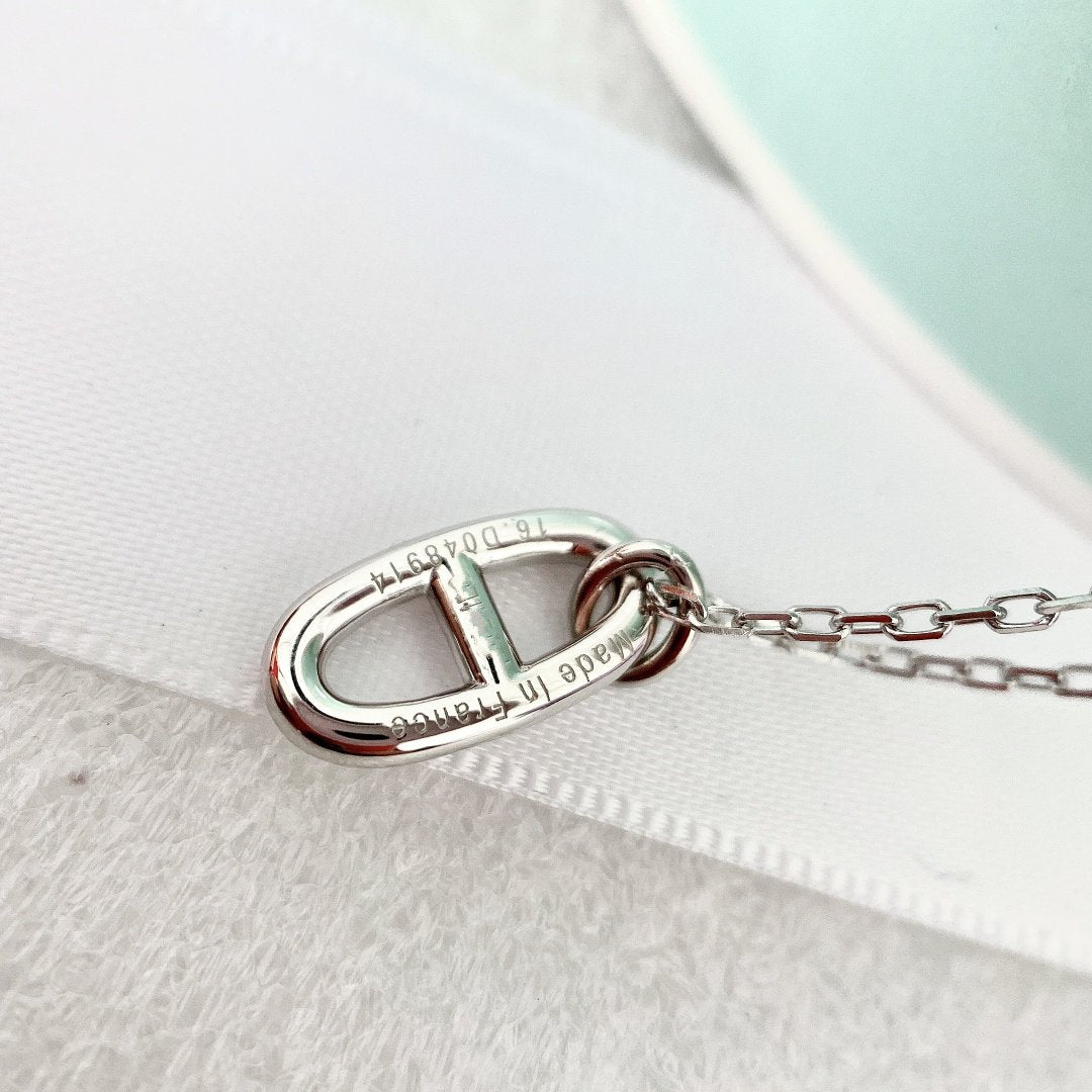 [Vellora Opalyn]HM PIG NOSE NECKLACE
