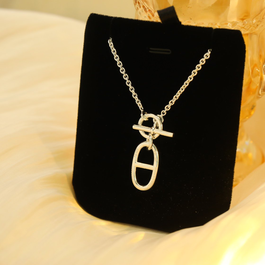 [Vellora Opalyn]HM CHAINE D'ANCRE PENDANT NECKLACE STERLING SILVER