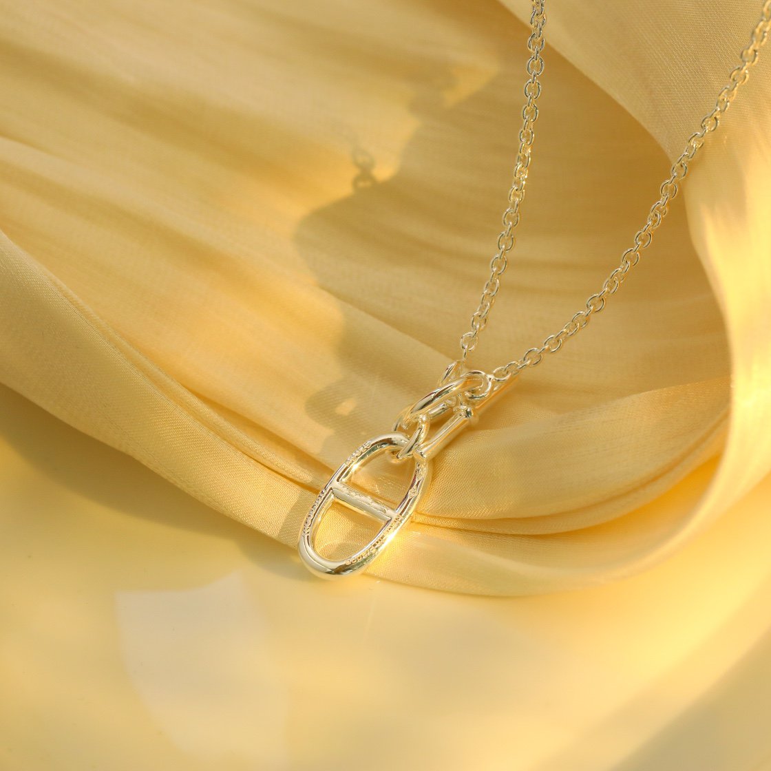 [Vellora Opalyn]HM CHAINE D'ANCRE PENDANT NECKLACE STERLING SILVER
