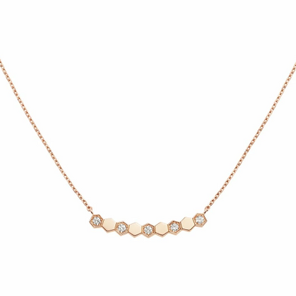 [Vellora Opalyn]BEE MY LOVE DIAMOND NECKLACE