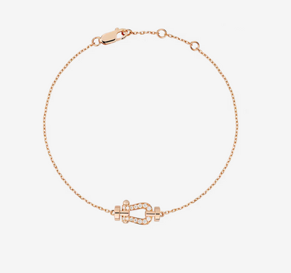 [Vellora Opalyn]FORCE 10 FULL DIAMOND BUCKLE CHAIN LINK MINI MODEL