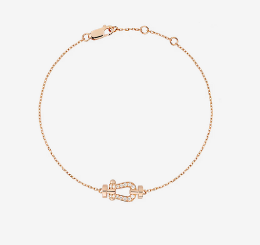[Vellora Opalyn]FORCE 10 FULL DIAMOND BUCKLE CHAIN LINK MINI MODEL