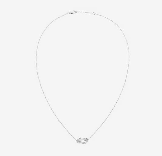 [Vellora Opalyn]FORCE 10 DIAMOND SILVER NECKLACE MINI MODEL