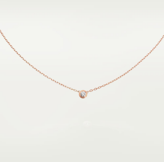 [Vellora Opalyn]DAMOUR DIAMOND NECKLACE