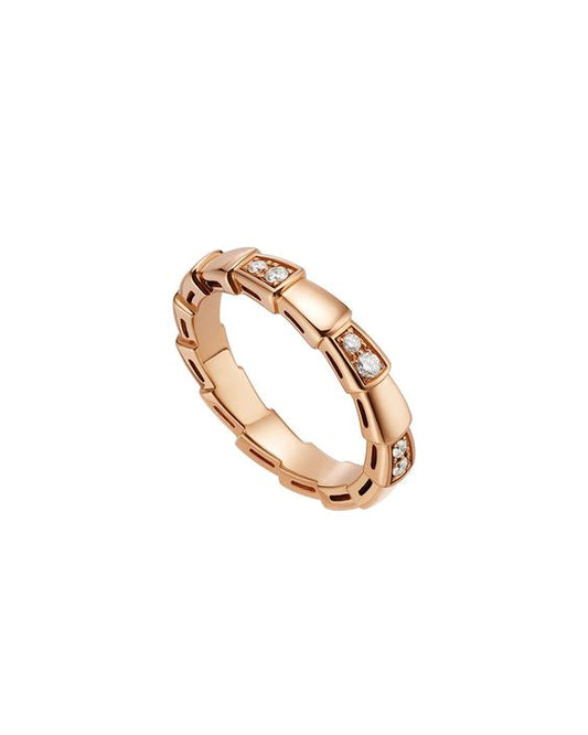 [Vellora Opalyn]SERPENTI RING PINK GOLD  3MM