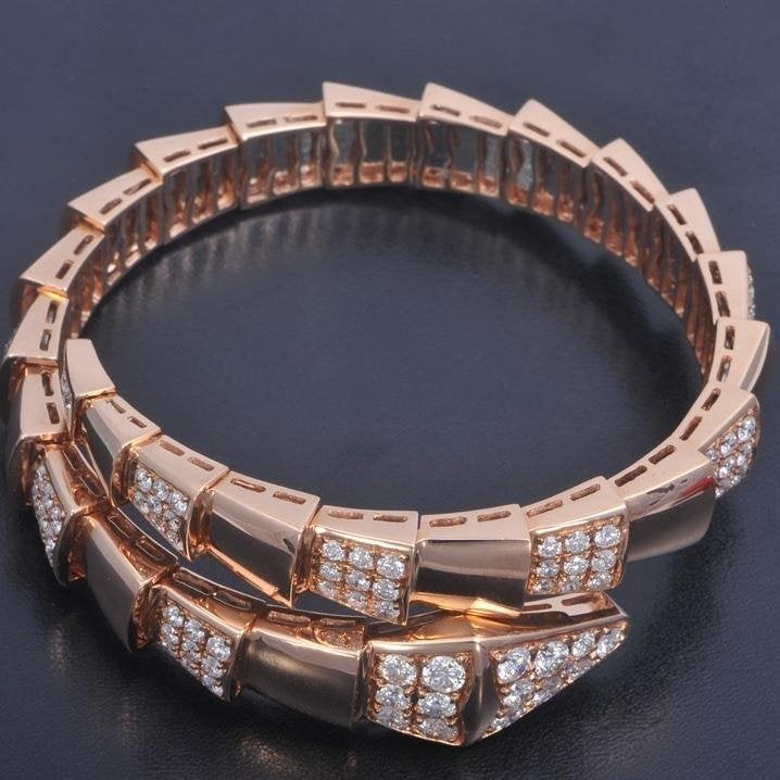 [Vellora Opalyn]SERPENTI BRACELET PINK GOLD DIAMOND
