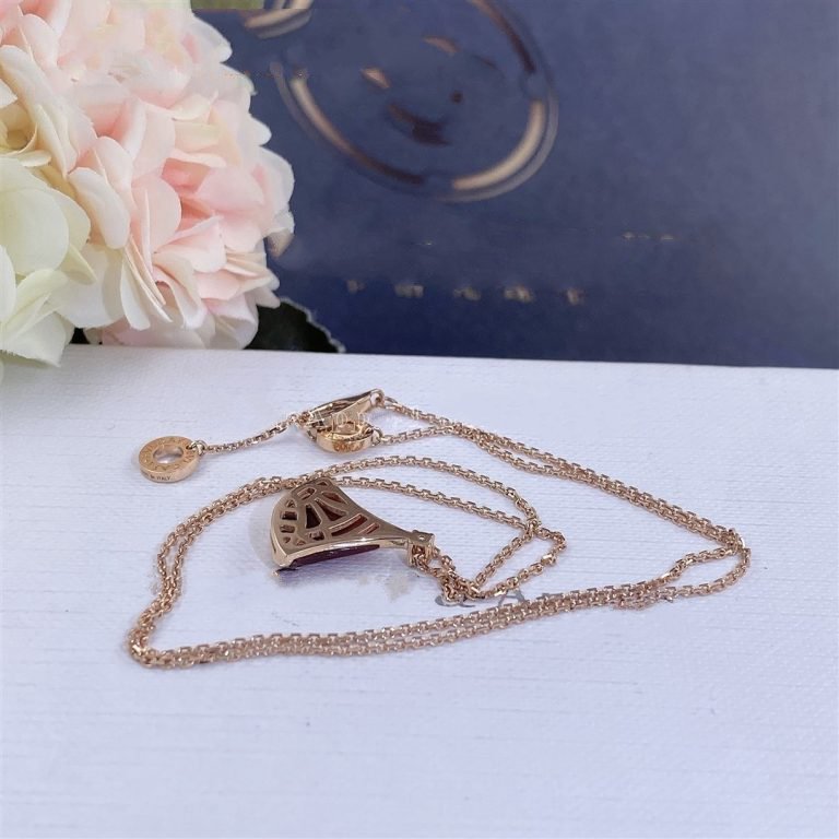 [Vellora Opalyn]DREAM NECKLACE CARNELIAN 1 DIAMOND