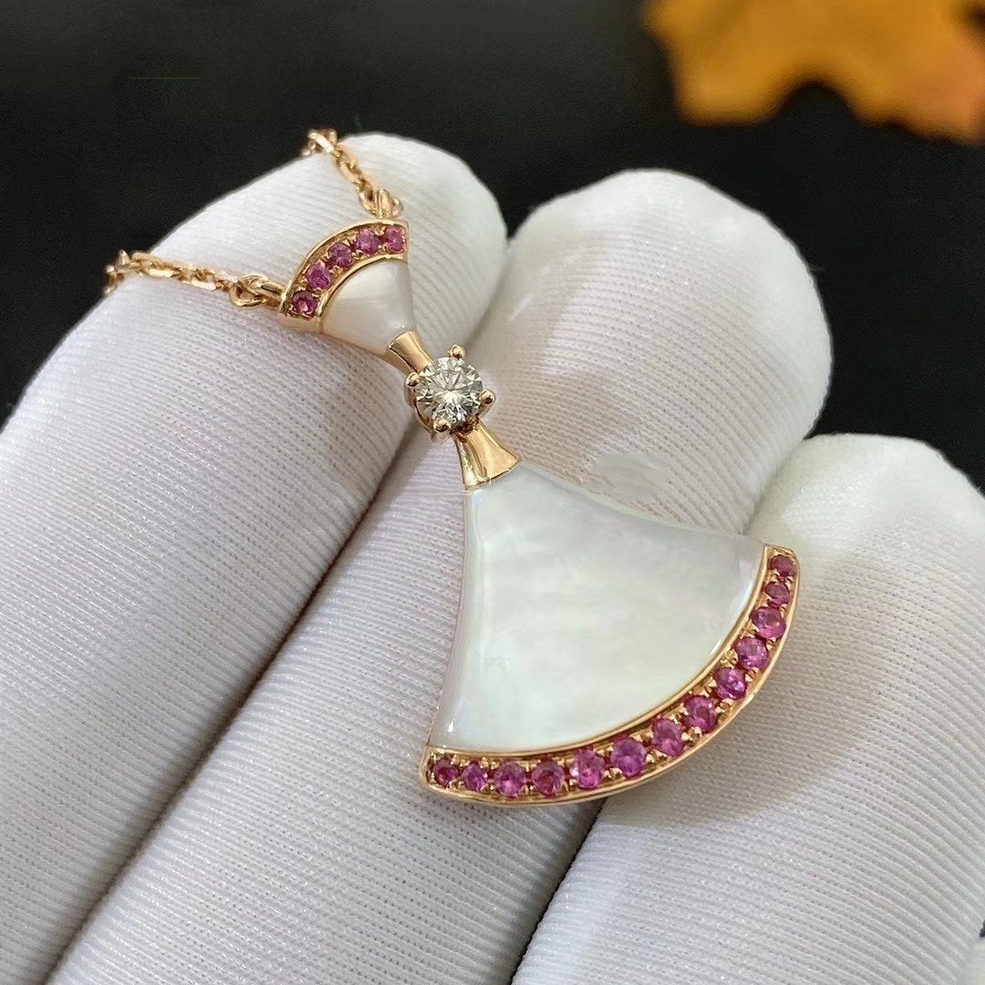 [Vellora Opalyn]DREAM NECKLACE MOP PINK DIAMOND