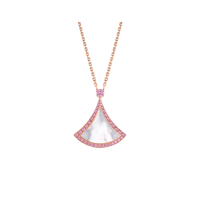 [Vellora Opalyn]DREAM NECKLACE MOP DIAMOND PINK
