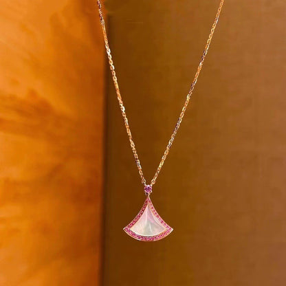 [Vellora Opalyn]DREAM NECKLACE MOP DIAMOND PINK