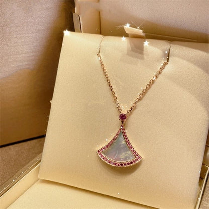[Vellora Opalyn]DREAM NECKLACE MOP DIAMOND PINK