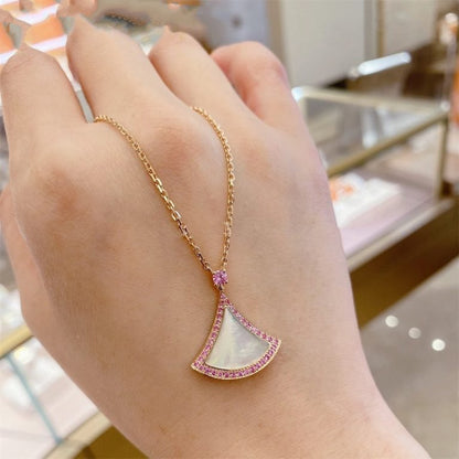[Vellora Opalyn]DREAM NECKLACE MOP DIAMOND PINK