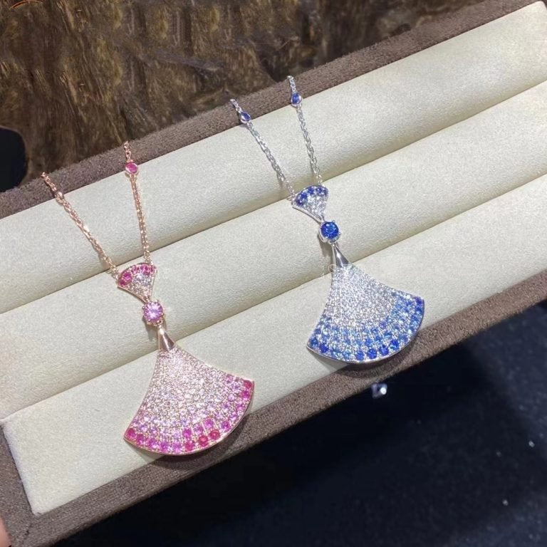 [Vellora Opalyn]DREAM NECKLACE AGATE SILVER DIAMOND