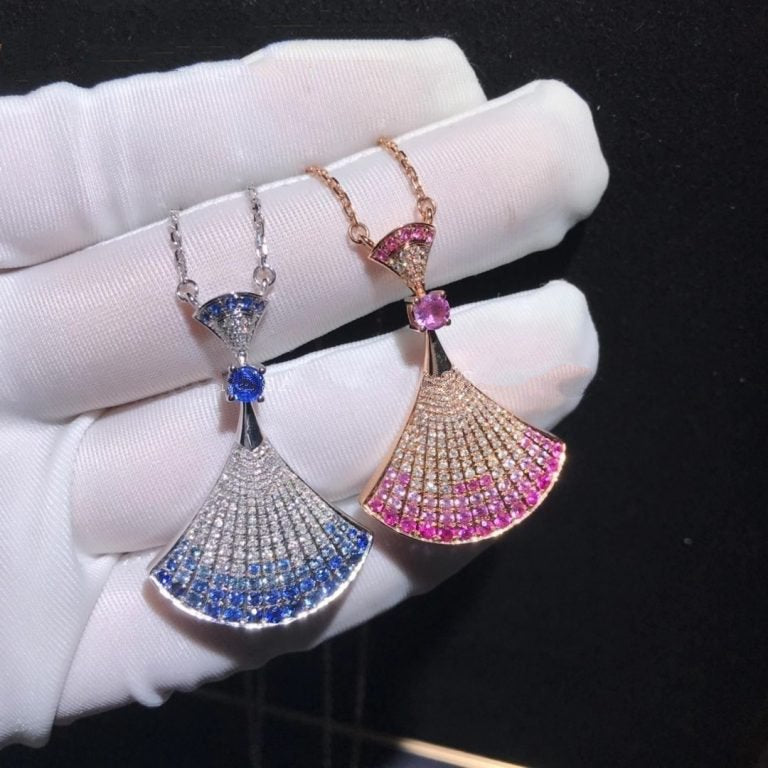 [Vellora Opalyn]DREAM NECKLACK DIAMOND PINK GOLD