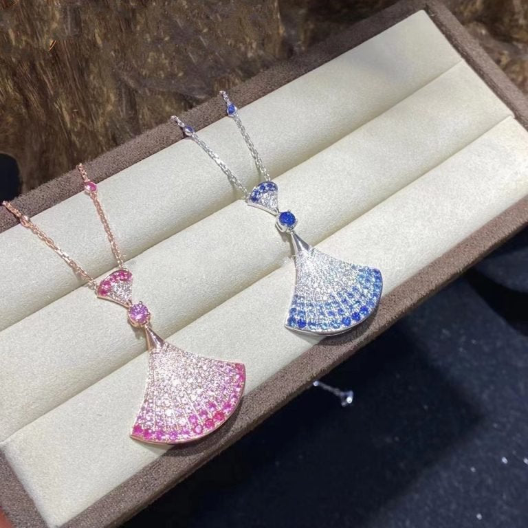 [Vellora Opalyn]DREAM NECKLACE AGATE SILVER DIAMOND
