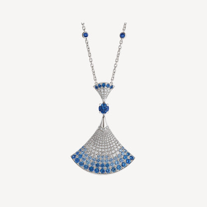 [Vellora Opalyn]DREAM NECKLACE AGATE SILVER DIAMOND