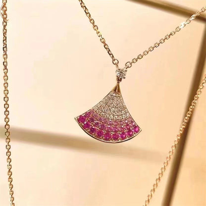 [Vellora Opalyn]DREAM NECKLACE PINK GOLD PINK DIAMOND