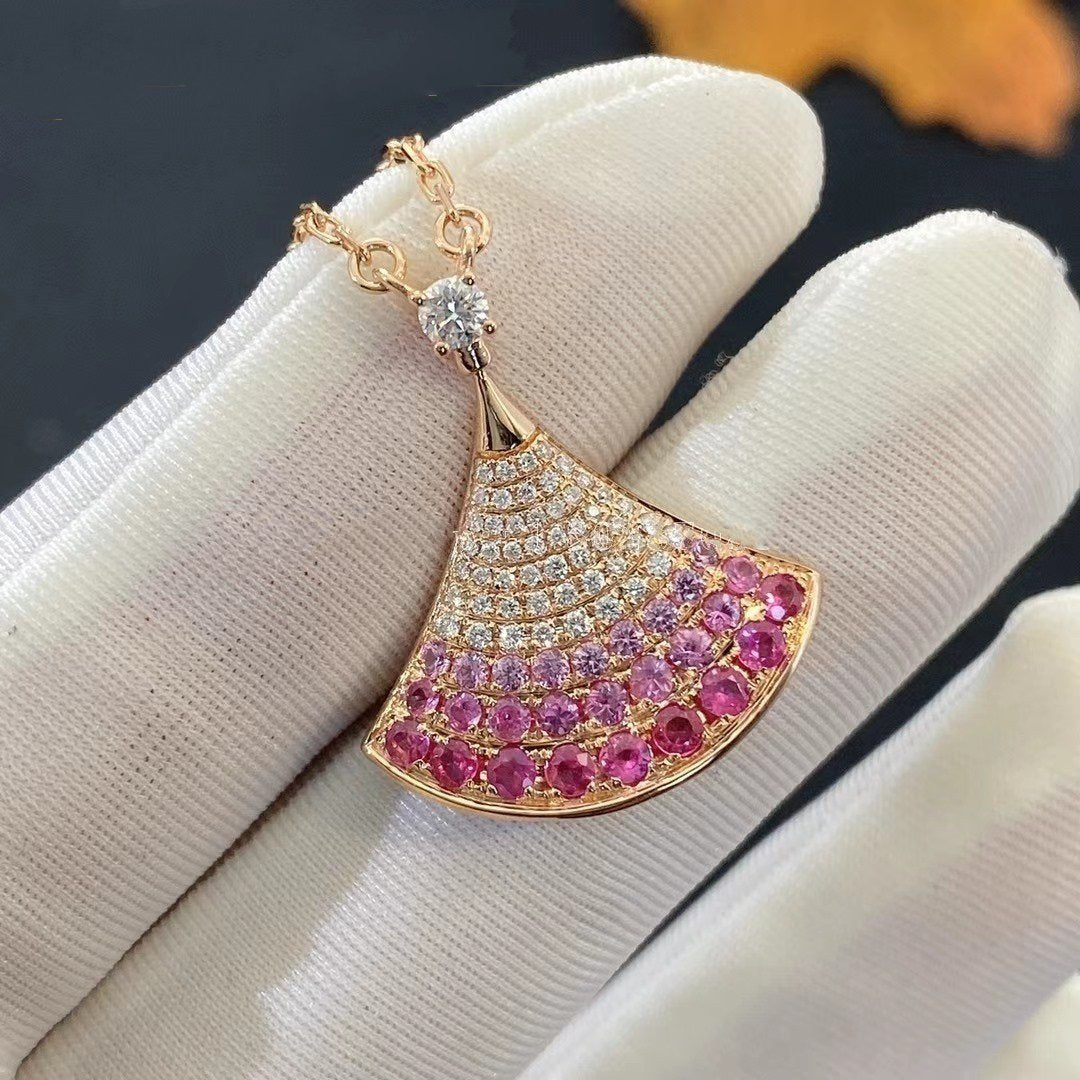 [Vellora Opalyn]DREAM NECKLACE PINK GOLD PINK DIAMOND