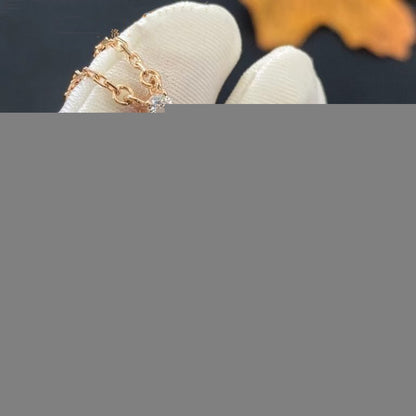 [Vellora Opalyn]DREAM NECKLACE PINK GOLD PINK DIAMOND