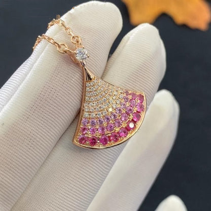 [Vellora Opalyn]DREAM NECKLACE PINK GOLD PINK DIAMOND