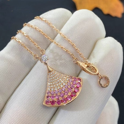 [Vellora Opalyn]DREAM NECKLACE PINK GOLD PINK DIAMOND
