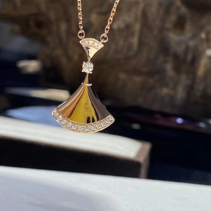 [Vellora Opalyn]DREAM NECKLACE PINK GOLD DIAMOND
