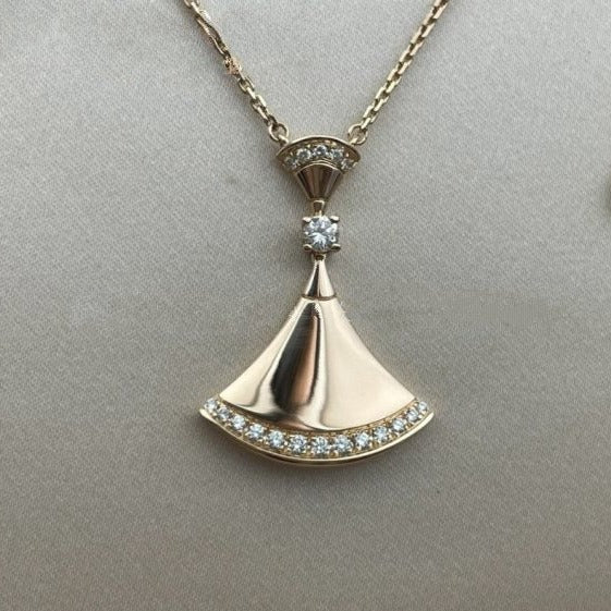 [Vellora Opalyn]DREAM NECKLACE PINK GOLD DIAMOND