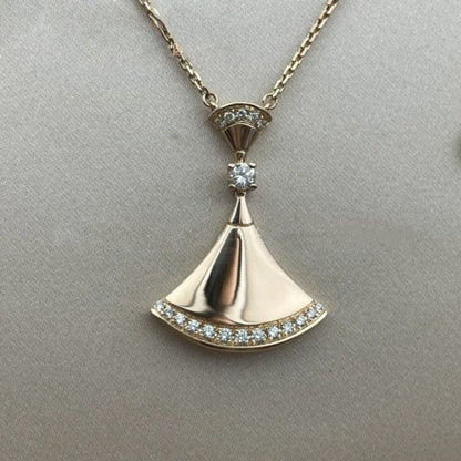 [Vellora Opalyn]DREAM NECKLACE PINK GOLD DIAMOND