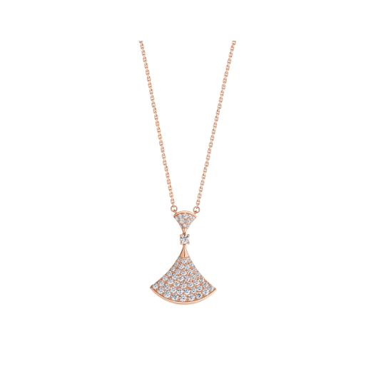 [Vellora Opalyn]DREAM NECKLACE PINK GOLD FULL DIAMOND