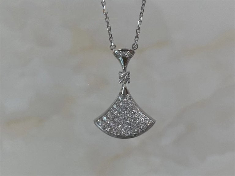 [Vellora Opalyn]DREAM NECKLACE SILVER FULL DIAMOND