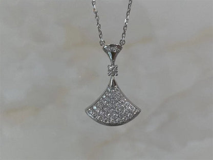 [Vellora Opalyn]DREAM NECKLACE SILVER FULL DIAMOND