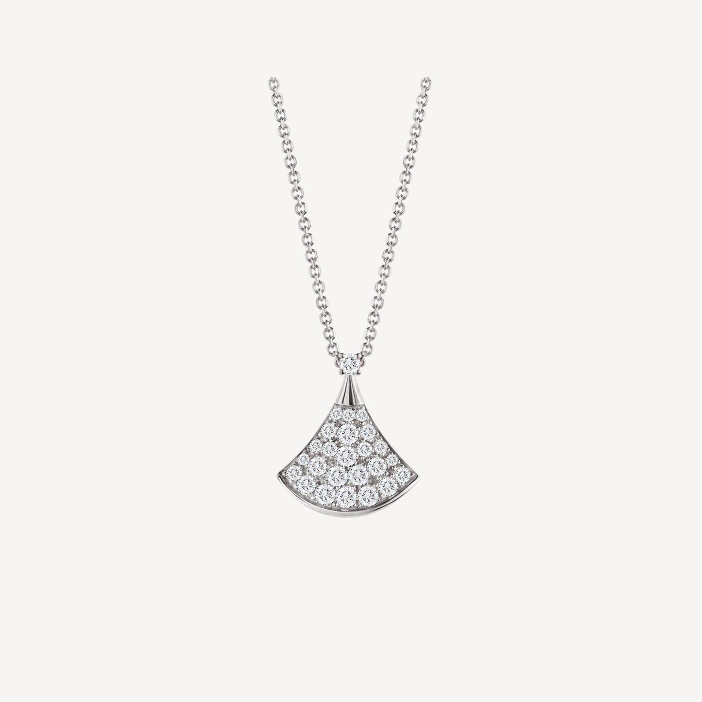 [Vellora Opalyn]DREAM NECKLACE SILVER DIAMOND