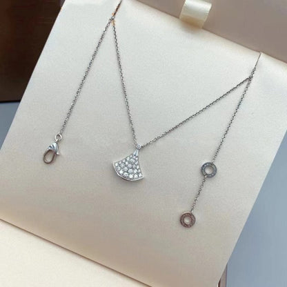 [Vellora Opalyn]DREAM NECKLACE SILVER DIAMOND