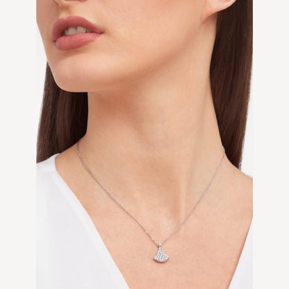 [Vellora Opalyn]DREAM NECKLACE SILVER DIAMOND