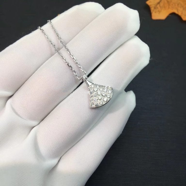 [Vellora Opalyn]DREAM NECKLACE SILVER DIAMOND