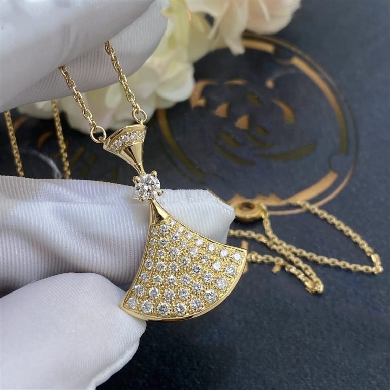 [Vellora Opalyn]DREAM NECKLACE GOLD FULL DIAMOND