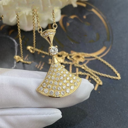 [Vellora Opalyn]DREAM NECKLACE GOLD FULL DIAMOND