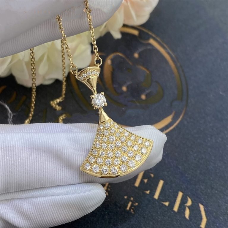 [Vellora Opalyn]DREAM NECKLACE GOLD FULL DIAMOND