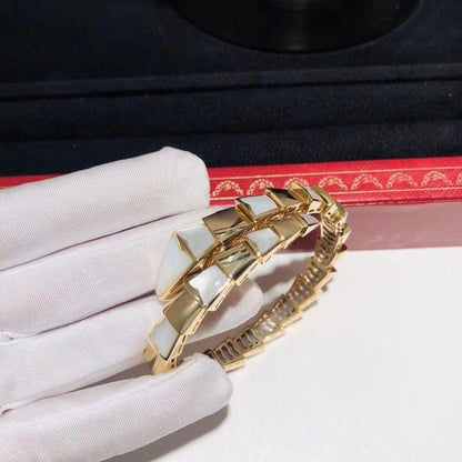 [Vellora Opalyn]SERPENTI BRACELET MOP GOLD