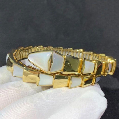 [Vellora Opalyn]SERPENTI BRACELET MOP GOLD