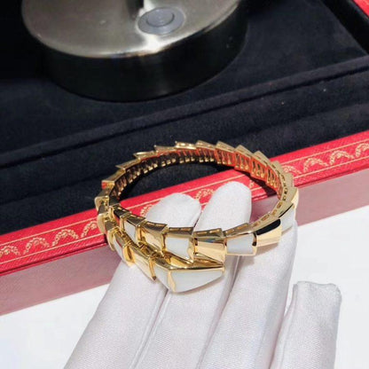[Vellora Opalyn]SERPENTI BRACELET MOP GOLD