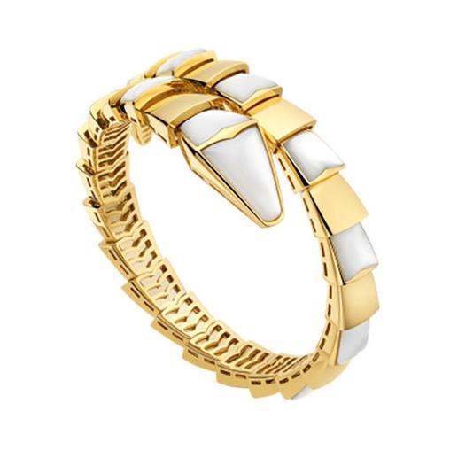[Vellora Opalyn]SERPENTI BRACELET MOP GOLD