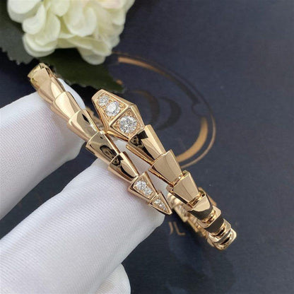 [Vellora Opalyn]SERPENTI BRACELET DIAMONDS PINK GOLD